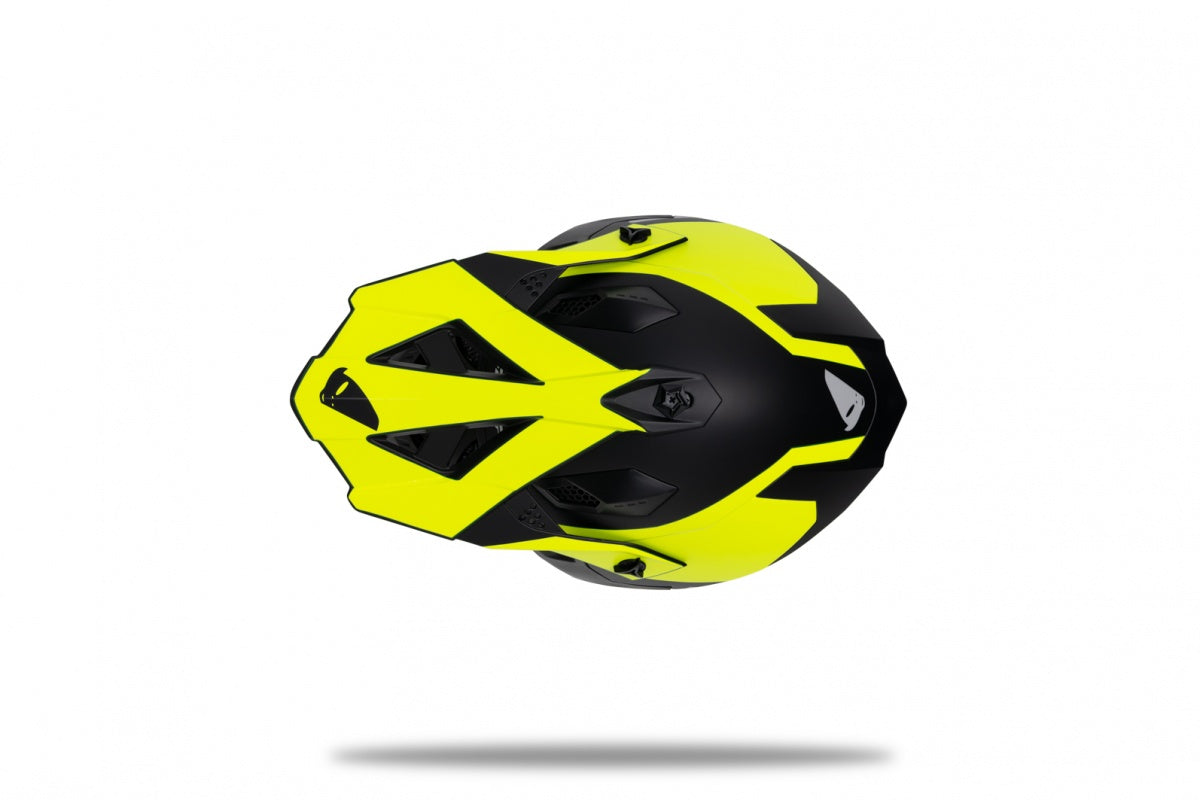 CASCO MOTOCROSS INTREPID / NERO/GIALLO