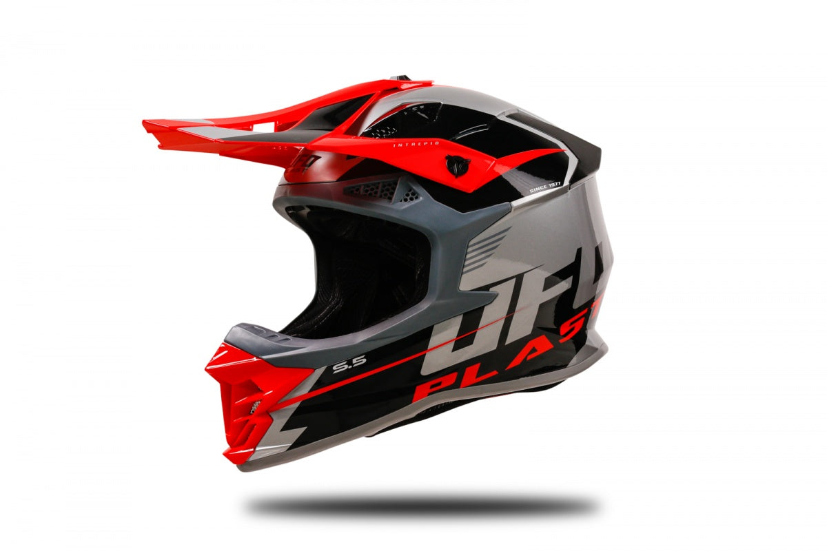 CASCO MOTOCROSS INTREPID / GRIGIO