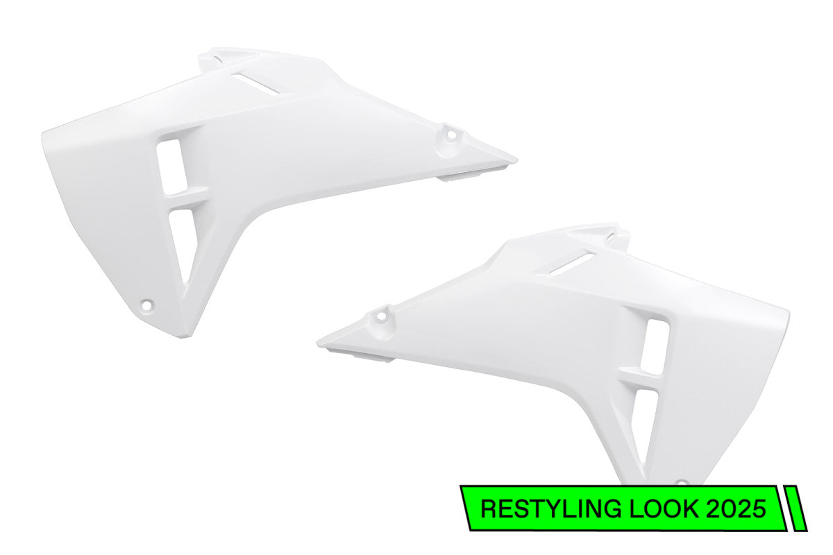 CONVOGLIATORI RADIATORE PER HONDA CRF 250RX 2022-2024 / BIANCO RESTYLING