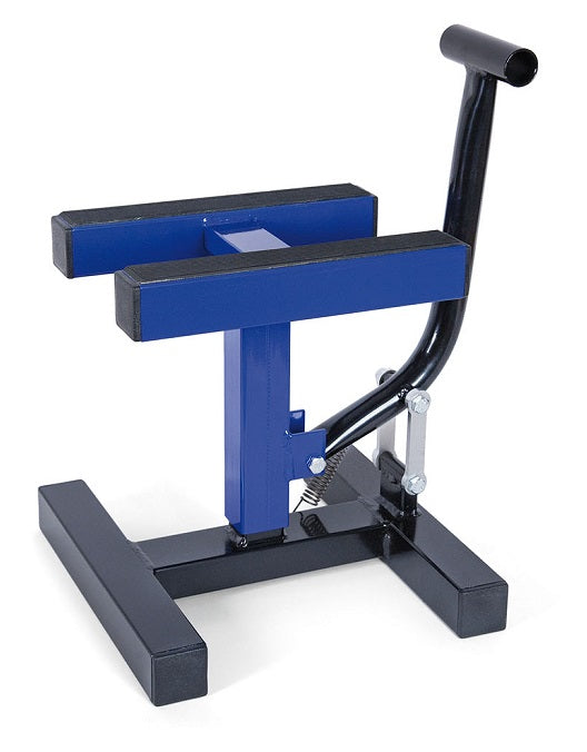 CAVALLETTO ALZAMOTO A PEDALE - BLU MOTOCROSS MARKETING