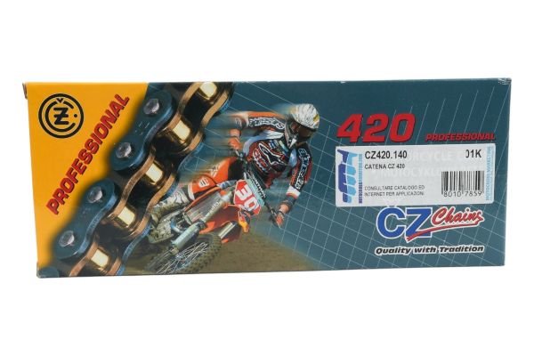 CATENA CZ 420 - 140 MAGLIE - NERO