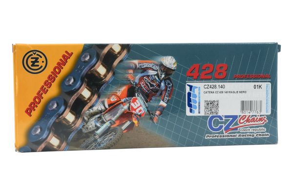 CATENA CZ 428 - 140 MAGLIE - NERO