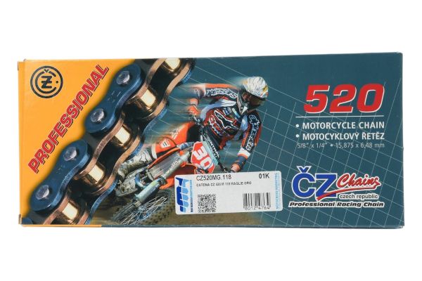 CATENA CZ 520 M - 118 MAGLIE - ORO