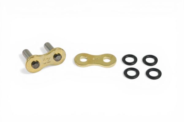 MAGLIA RIBADIRE CZ - PER CATENA 520 M X-RING - ORO