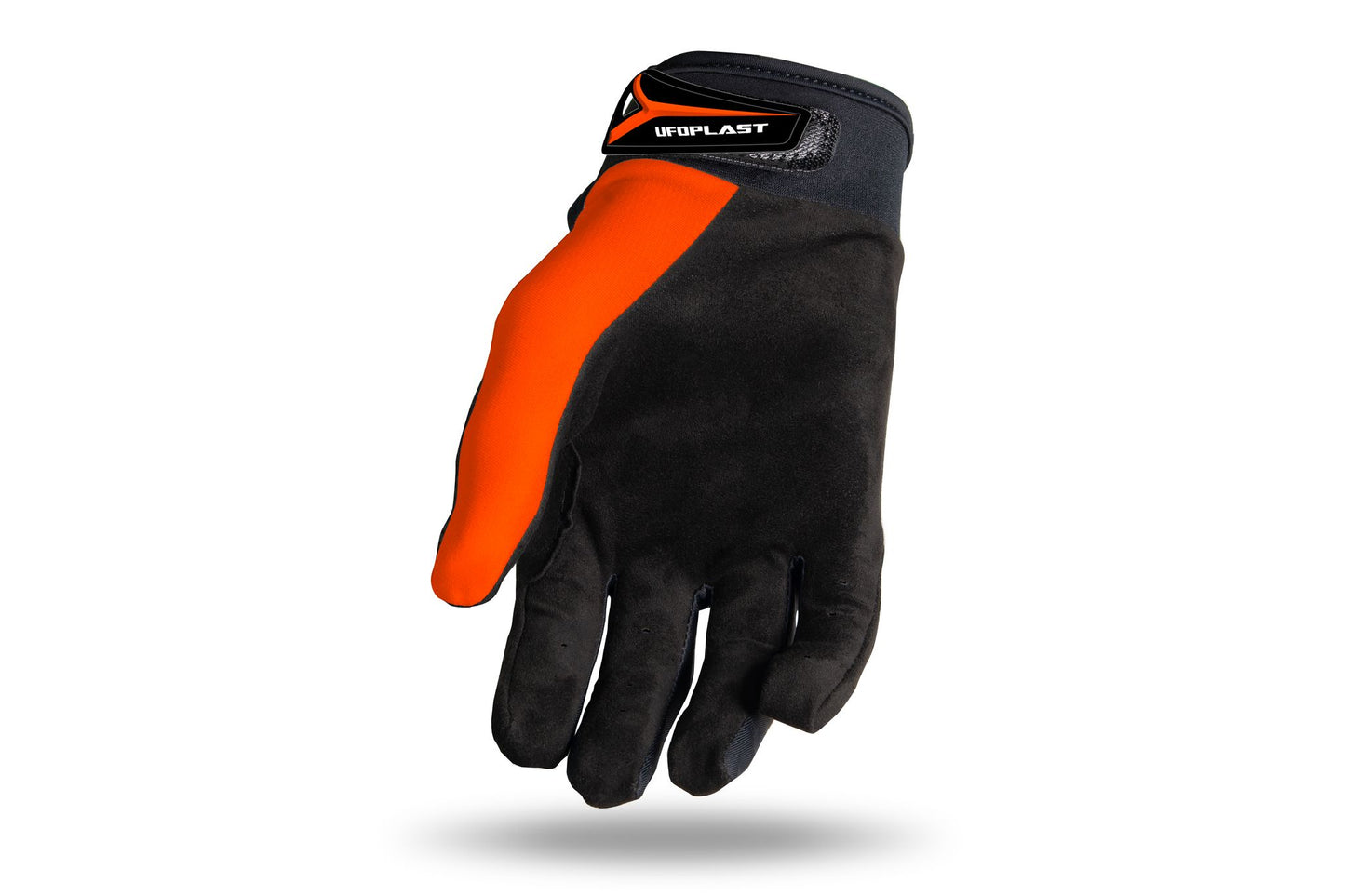 GUANTI MOTOCROSS UFO SKYLINE ARANCIO FLUO - vista 4