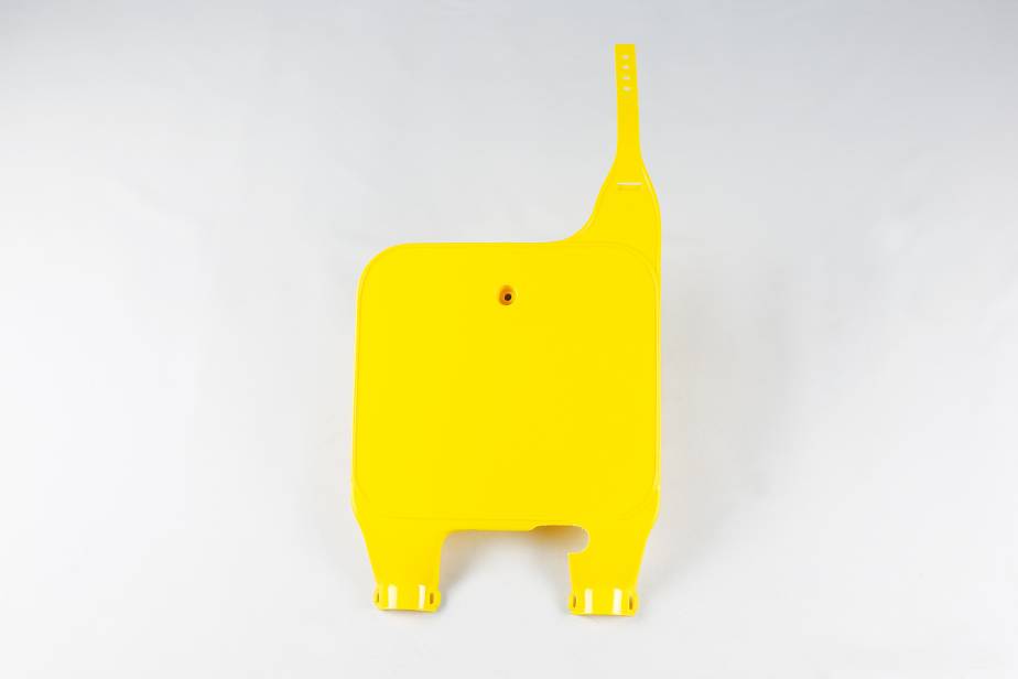 TABELLA PORTANUMERO ANTERIORE COMPATIBILE CON SUZUKI RM 125 1989-1995 / forche rovesciate giallo