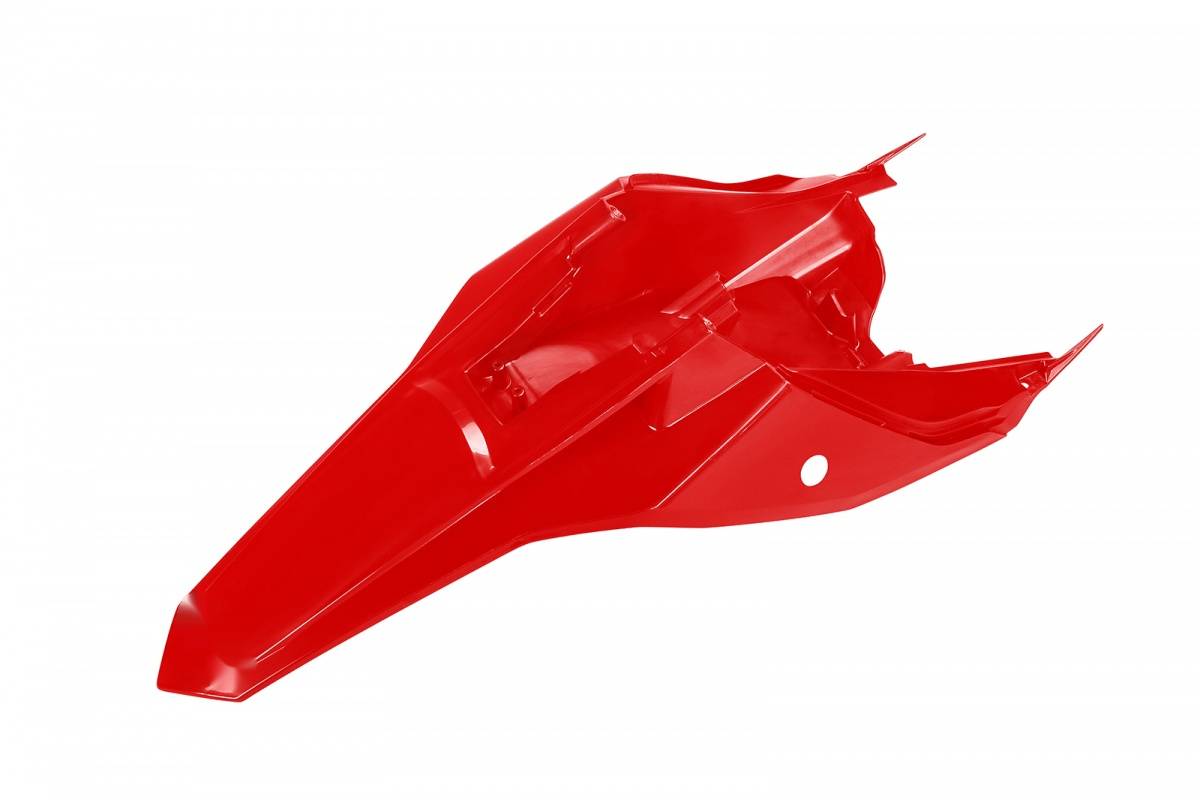 PARAFANGO POSTERIORE COMPATIBILE CON GAS GAS MC 65 2021-2023 / con fiancatine rosso