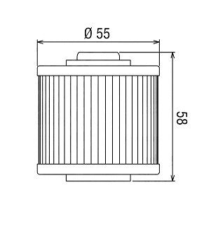 FILTRO OLIO YAMAHA XT 660 (04-16) - HIFLO