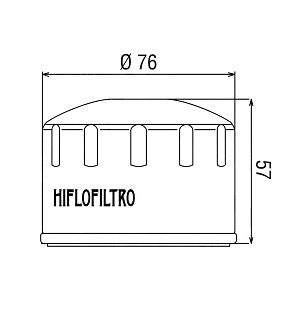 FILTRO OLIO HI-FLO GILERA NEXUS 500 (03-15) HIFLO FILTRO