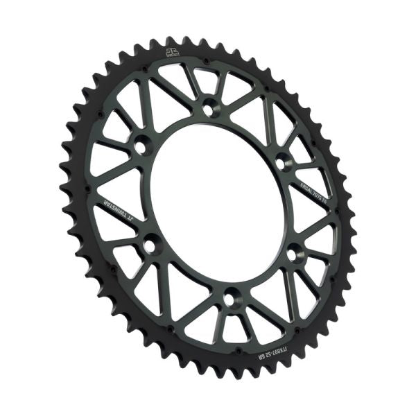 CORONA JT BI-METALLO HUSABERG TE 300 (11-14) 52 DENTI GRIGIA