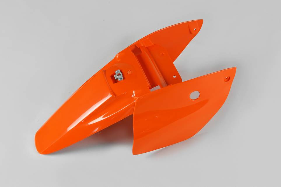 PARAFANGO POSTERIORE COMPATIBILE CON KTM SX 65 2002-2008 / con fiancatine arancio