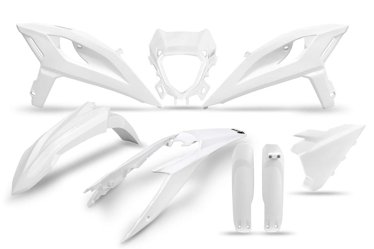 FULL KIT PLASTICHE PER BETA RR 400 2025-2025 / BIANCO 043 / CON PORTAFARO