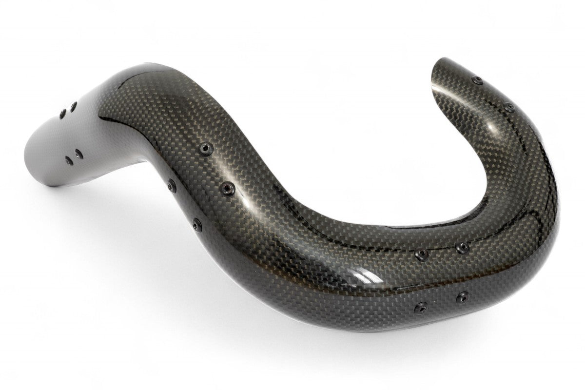 PROTEZIONE COLLETTORE KTM EXC-F 250 (17-19) CARBONO RACING