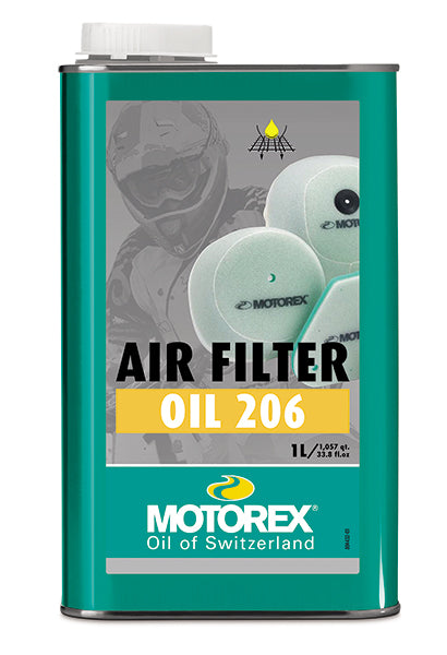 OLIO FILTRO 206, COLORE VERDE - 1 L MOTOREX