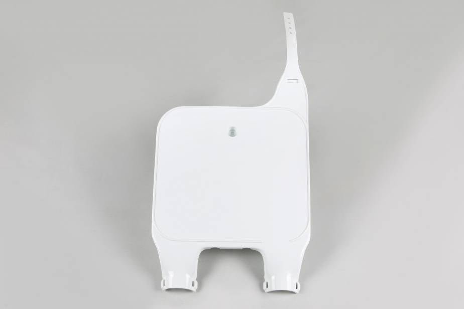 TABELLA PORTANUMERO ANTERIORE COMPATIBILE CON TM 80 1997-2000 / forche rovesciate bianco