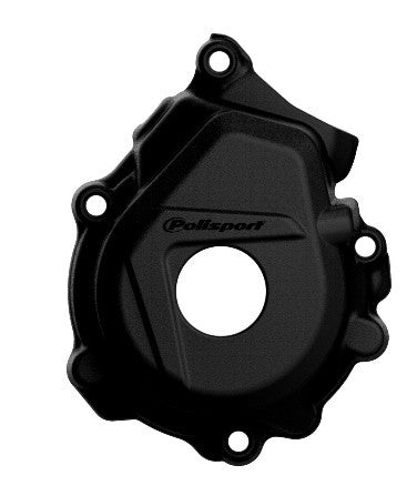 PROTEZIONE COPERCHIO GENERATORE KTM SX-F 350 (16-22) POLISPORT NERO
