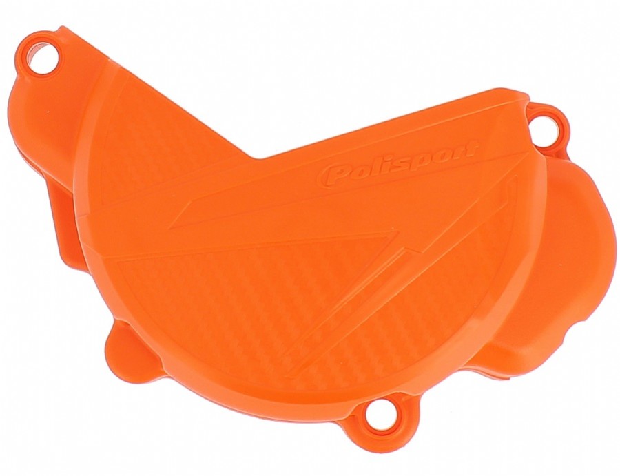 PROTEZIONE COPERCHIO GENERATORE KTM EXC-F 250 (09-11) POLISPORT ARANCIONE
