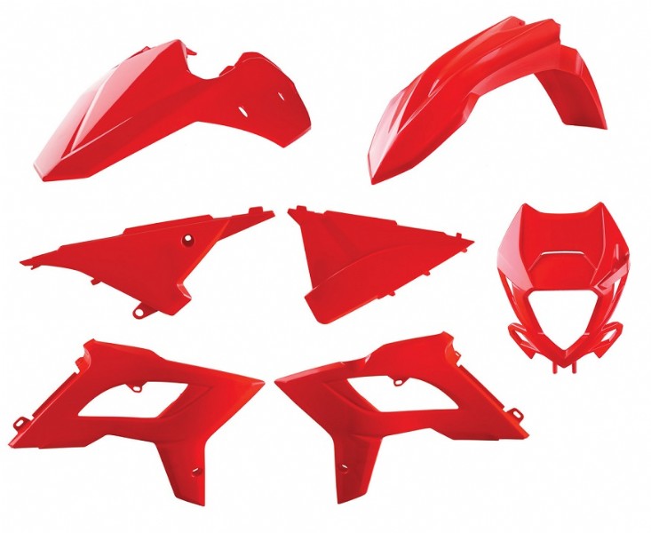 KIT PLASTICHE RESTYLING ROSSO BETA RR 430 (15-17) POLISPORT
