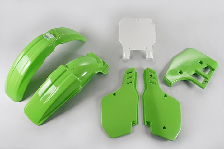 KIT-PLASTICHE-COMPATIBILE-CON-KAWASAKI-KX-125-1989-1989-OEM-999