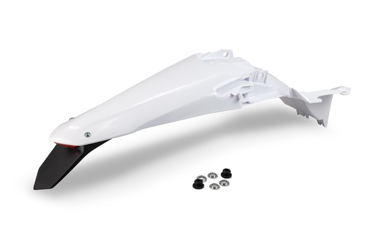 PARAFANGO POSTERIORE PER YAMAHA YZF 450 2023-2025 / BIANCO 046 / ENDURO LED