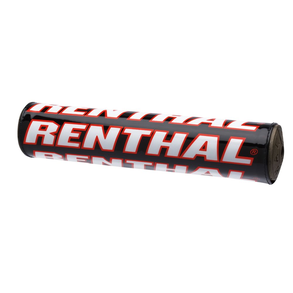 PARACOLPI MANUBRIO RENTHAL SX (240MM-10IN) PER TRAVERSINO NERO-BIANCO-ROSSO