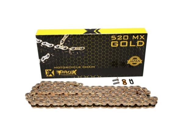 CATENA PROX 520 MX - 120 MAGLIE - ORO