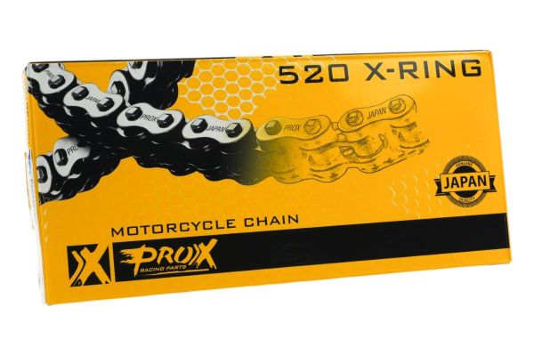 CATENA PROX 520 X-RING - 120 MAGLIE - NERO - CON QX-RING