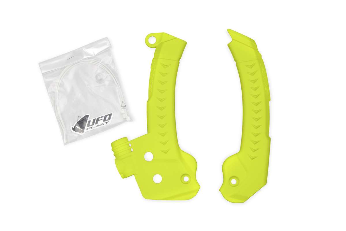 JEU PROTECTION CADRE UFOPLAST POUR HUSQVARNA FX 350 2023-2024 / JAUNE 19-25