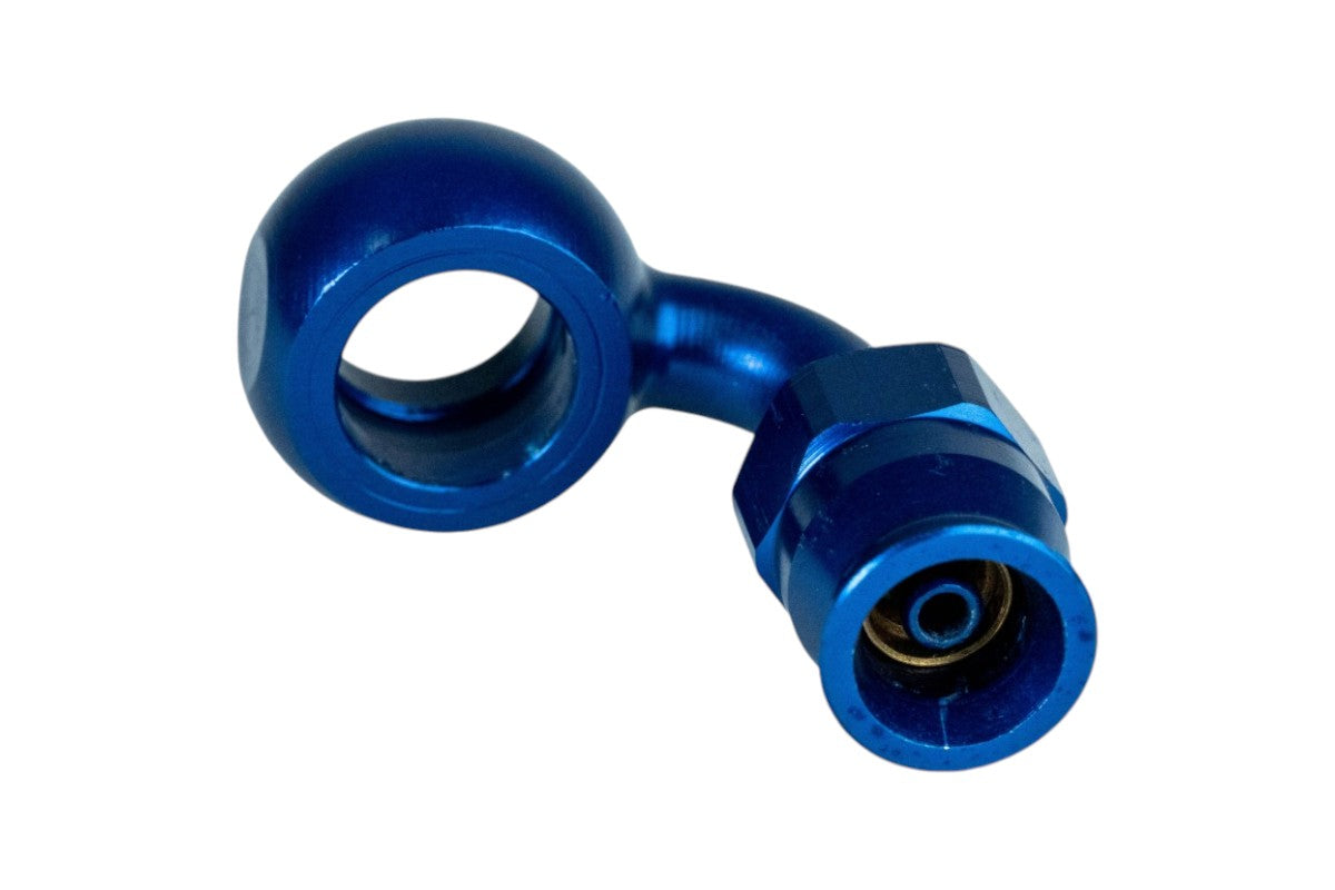 RACCORDO TUBO FRENO RACCORDO OCCHIELLO PIEGATO A 90° IN LEGA LEGGERA