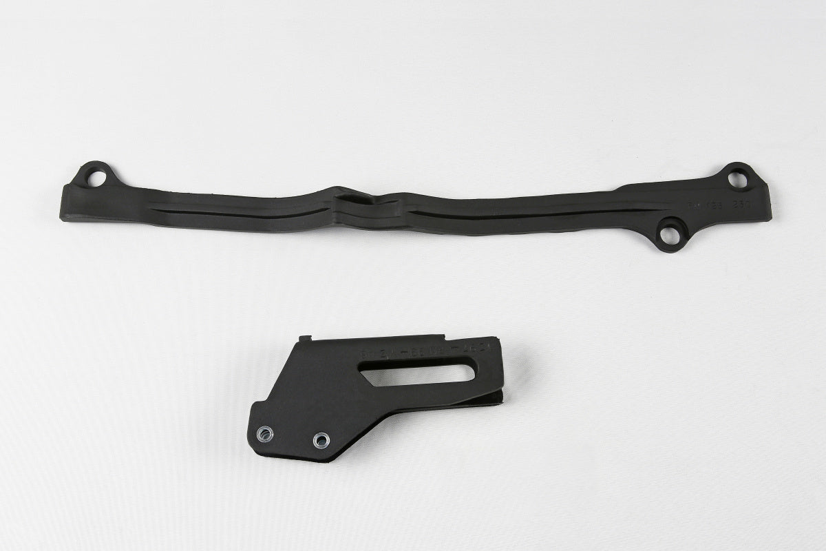KIT CRUNA CATENA + FASCIA FORCELLONE COMPATIBILE CON SUZUKI RM 250 2001-2027 - nero