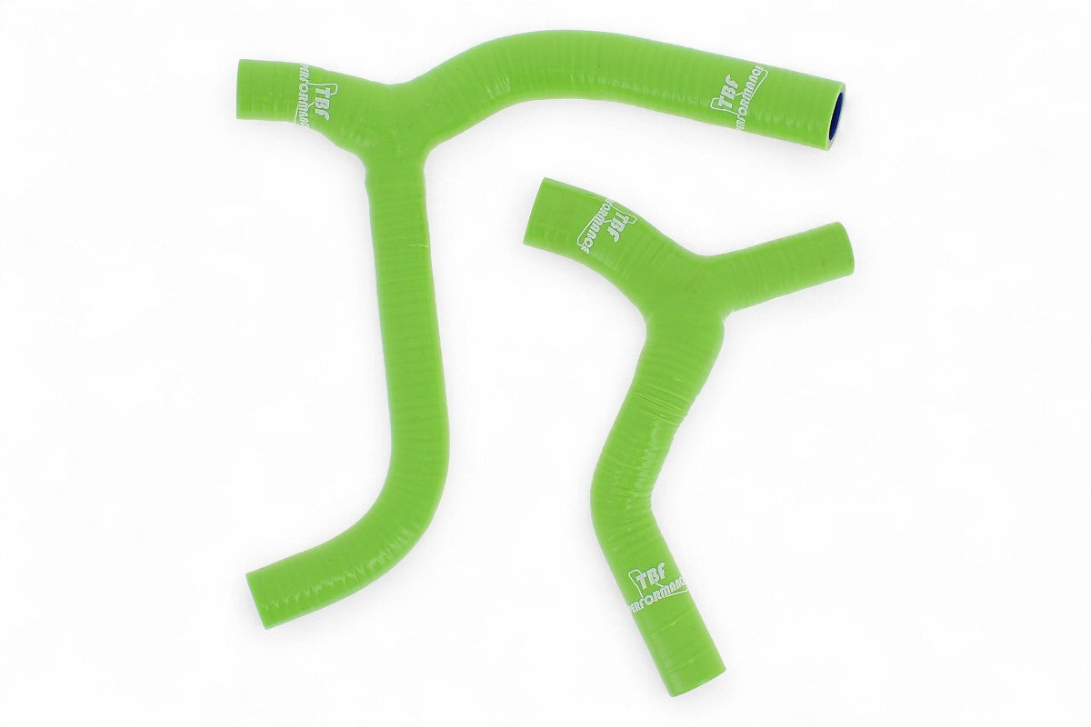 MANICOTTI RADIATORE TBF KAWASAKI KXF 450 (16-18) VERDE