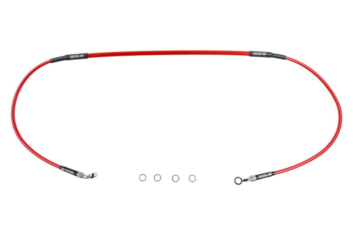 TUBO FRENO HONDA CRF 450R (17-18) ANTERIORE VENHILL ROSSO