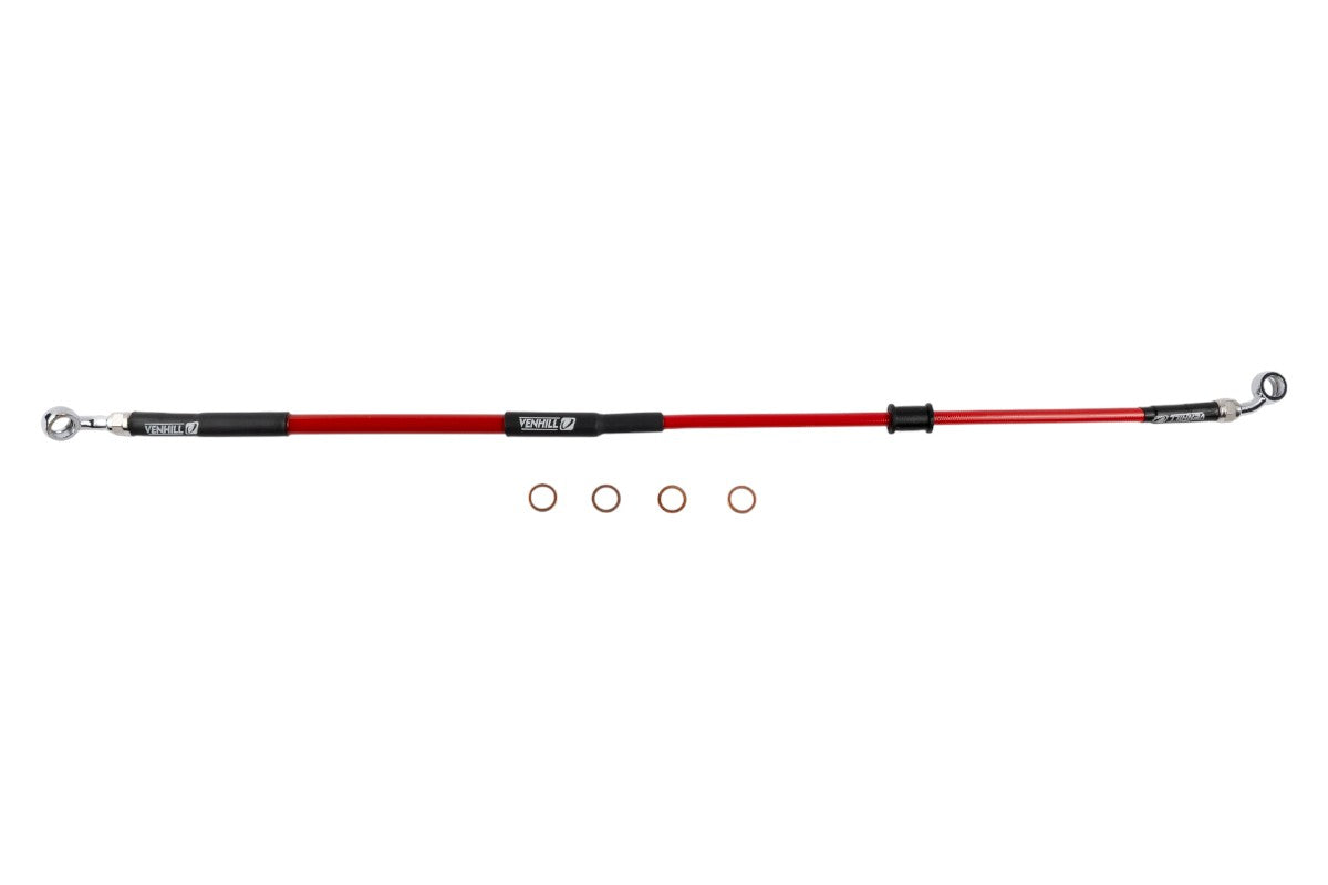 TUBO FRENO HONDA CRF 450RX (17-18) POSTERIORE VENHILL ROSSO