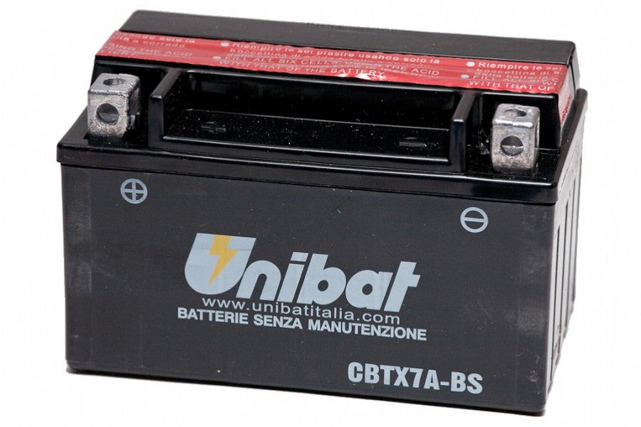 BATTERIA MF CBTX7A-BS/YTX7A-BS APRILIA SXV 550 (06-14) UNIBAT