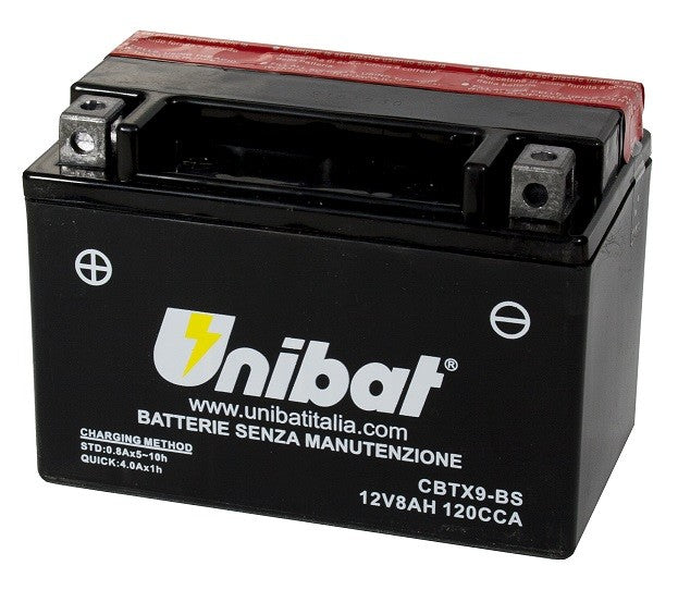 BATTERIA MF CBTX9-BS/YTX9-BS HONDA NX 650 DOMINATOR (88-02) UNIBAT