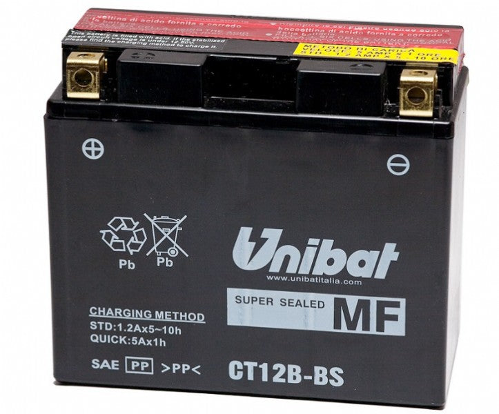 BATTERIA MF CT12B-BS/YT12B-BS DUCATI MONSTER 620 (02-06) UNIBAT