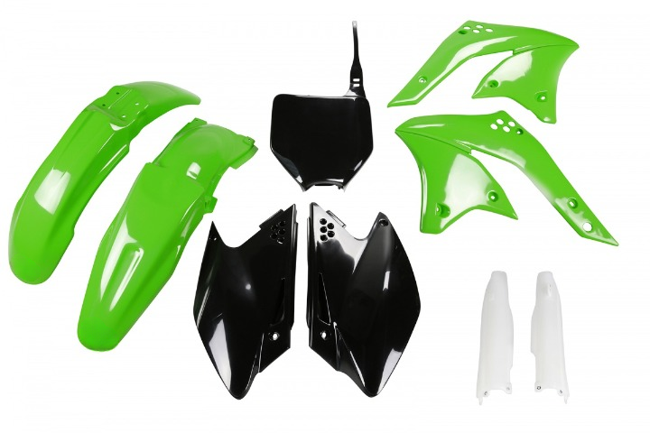 FULL-KIT-PLASTICHE-COMPATIBILE-CON-KAWASAKI-KXF-250-2008-2008-OEM-999