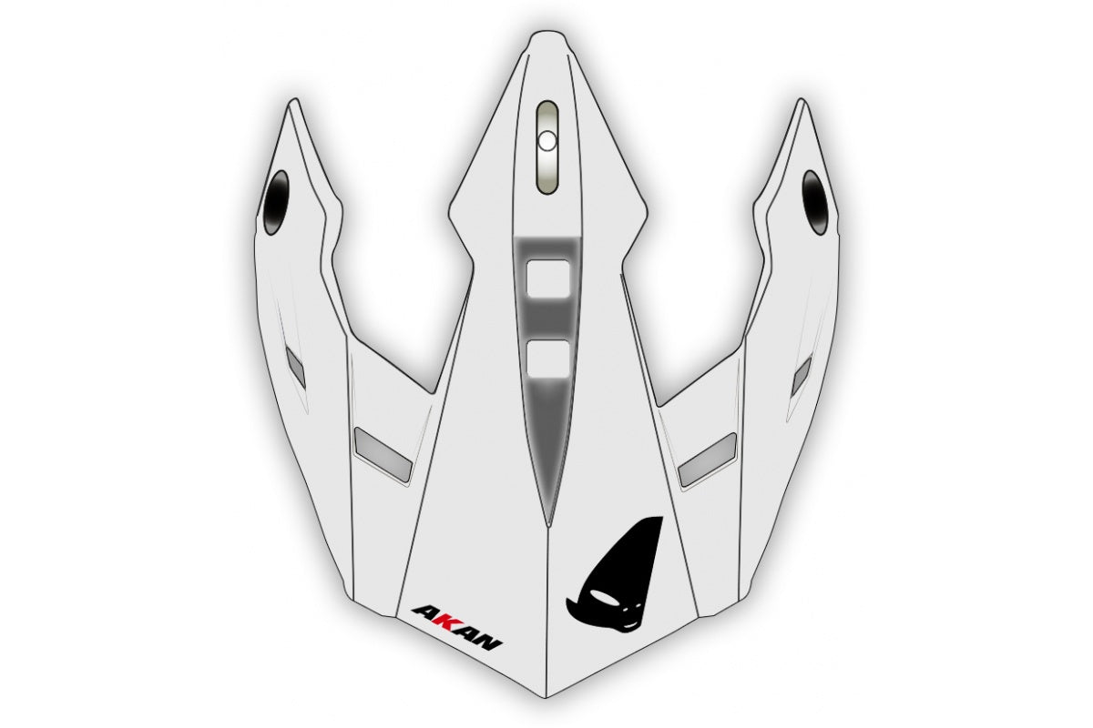 FRONTINO CASCO AKAN ENDURO ADVENTURE / BIANCO