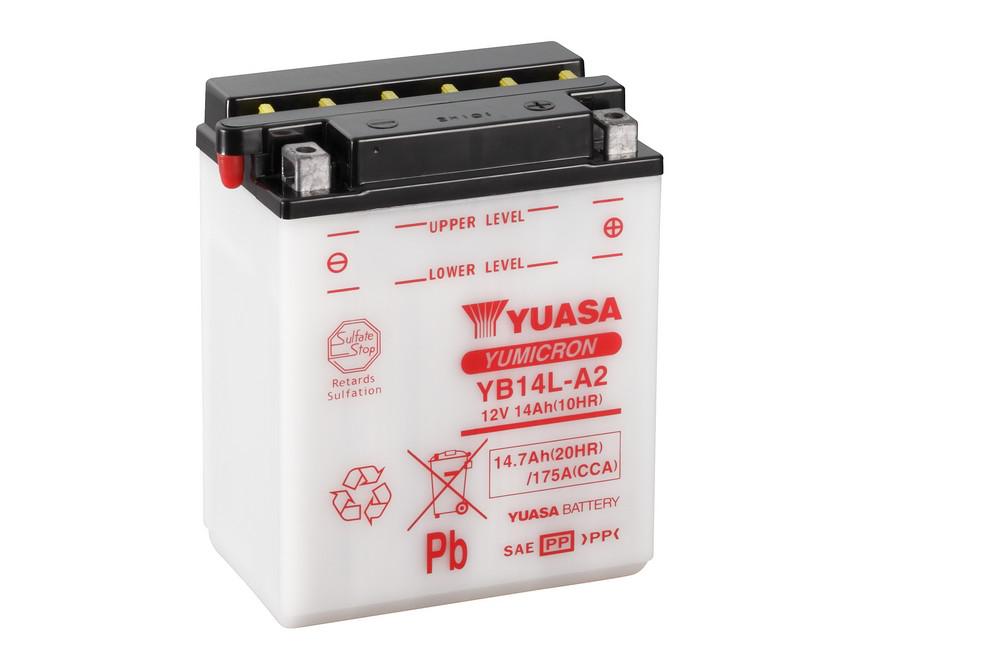 BATTERIA YB14L-A2/CB14L-A2-SM KAWASAKI KLR 650 (87-05) YUASA