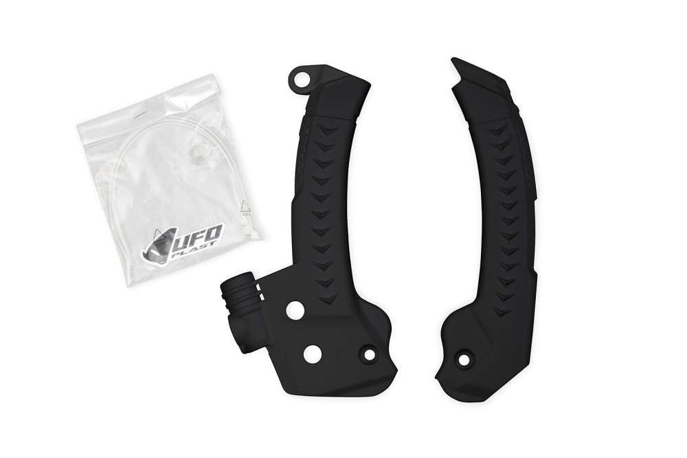 JEU PROTECTION CADRE UFOPLAST POUR HUSQVARNA TE 150 2024-2025 / NOIR