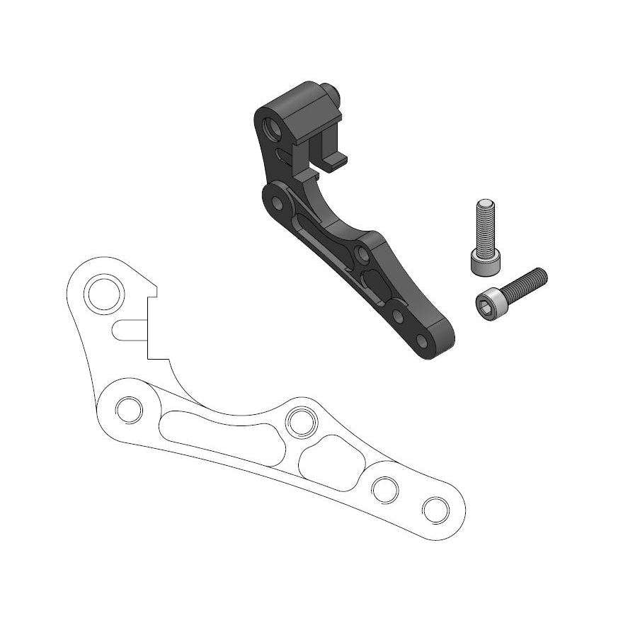 DISTANZIALE KTM 450 SX-F (10-25) ANTERIORE 270 MM - MOTO MASTER
