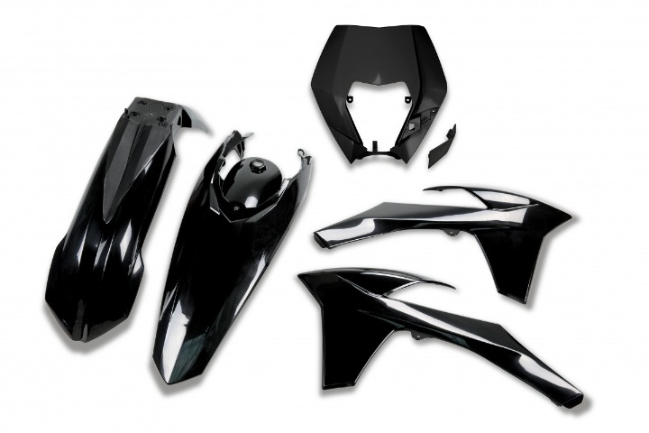 KIT-PLASTICHE-COMPATIBILE-CON-KTM-EXC-F-350-2012-2013-con-portafaro-NERO-001