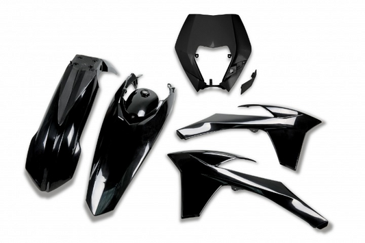 KIT-PLASTICHE-COMPATIBILE-CON-KTM-EXC-F-450-2012-2013-con-portafaro-NERO-001