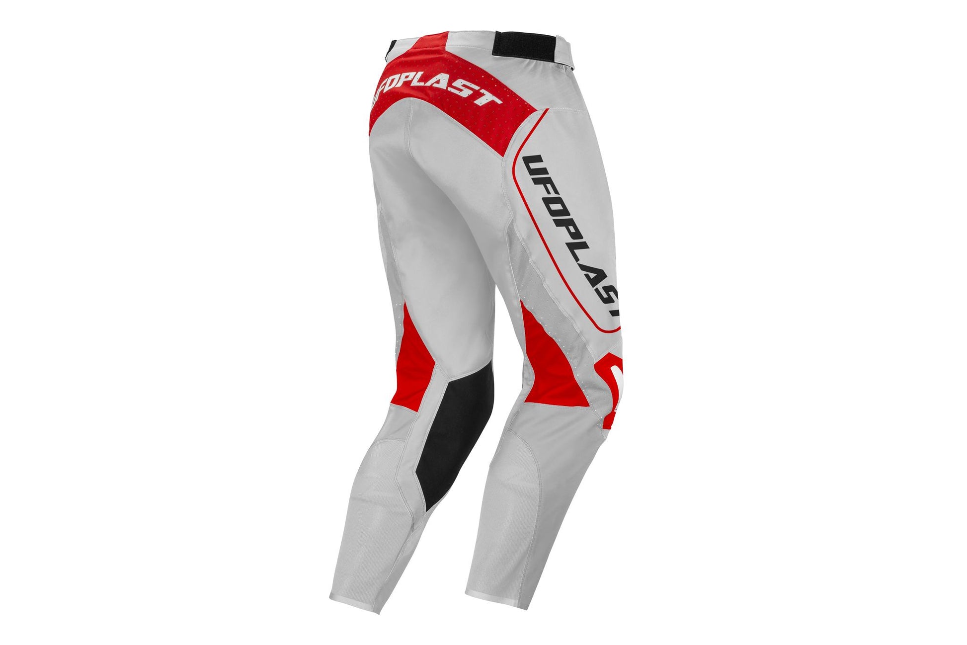 PANTALONE MOTOCROSS UFO ARES GRIGIO/ROSSO - retro