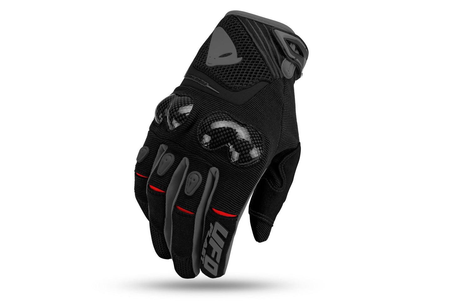 GUANTI MOTOCROSS UFO REASON NERO/GRIGIO