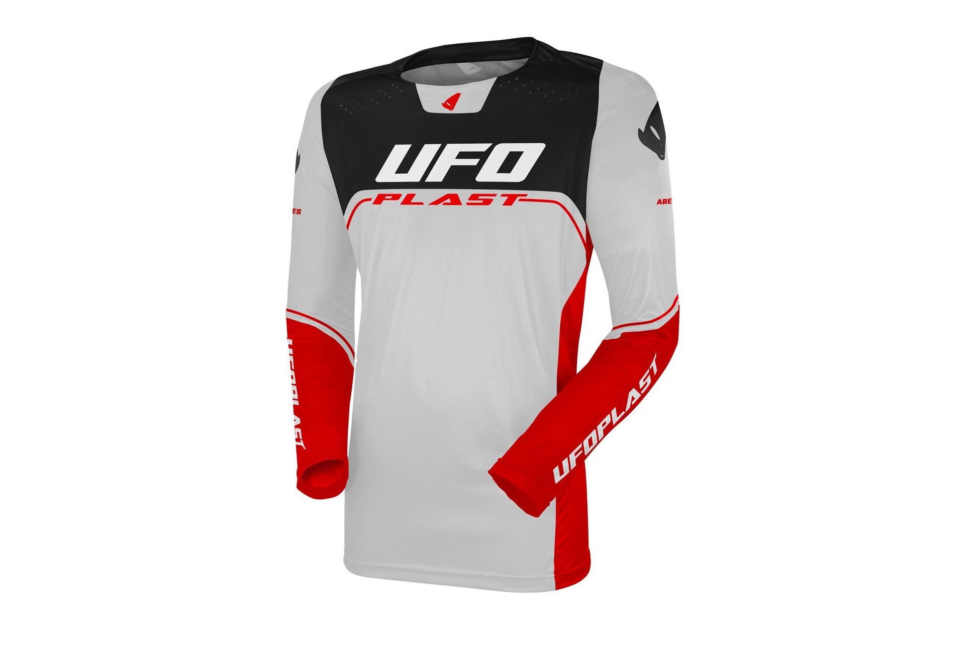 MAGLIA MOTOCROSS UFO ARES GRIGIO/ROSSO
