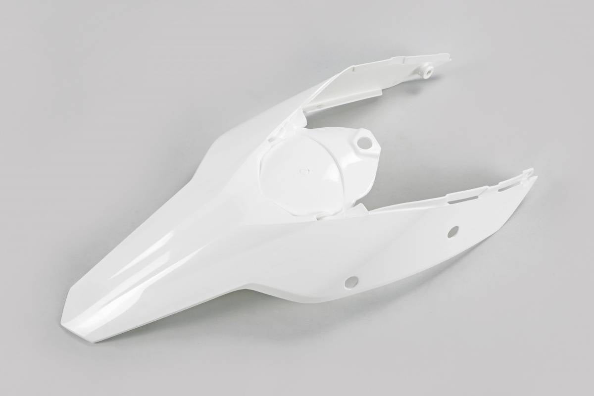 PARAFANGO POSTERIORE COMPATIBILE CON KTM EXC-F 250 2008-2011 / con fiancatine e attacchi bianco
