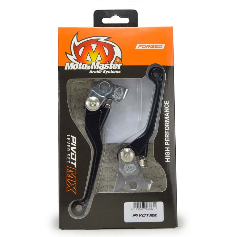 SET LEVE FORGIATE MOTO MASTER MX PIVOT - FORGIATA NERA: KTM