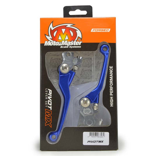 SET LEVE FORGIATE MOTO MASTER MX PIVOT - FORGIATA BLU: HUSQVARNA