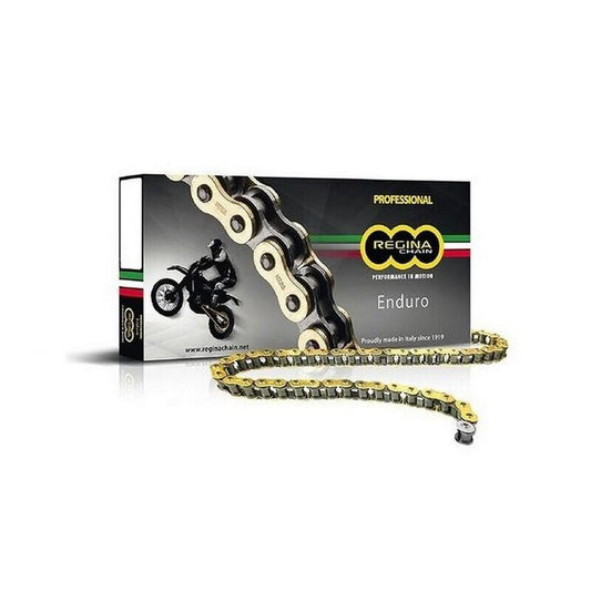 CATENA REGINA PASSO 520 CROSS-ENDURO PROFESSIONALE CON Z-RING 120 MAGLIE - ORO